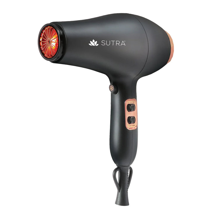 BD Infrared Blow Dryer Matte Black with Rose Gold Accents
