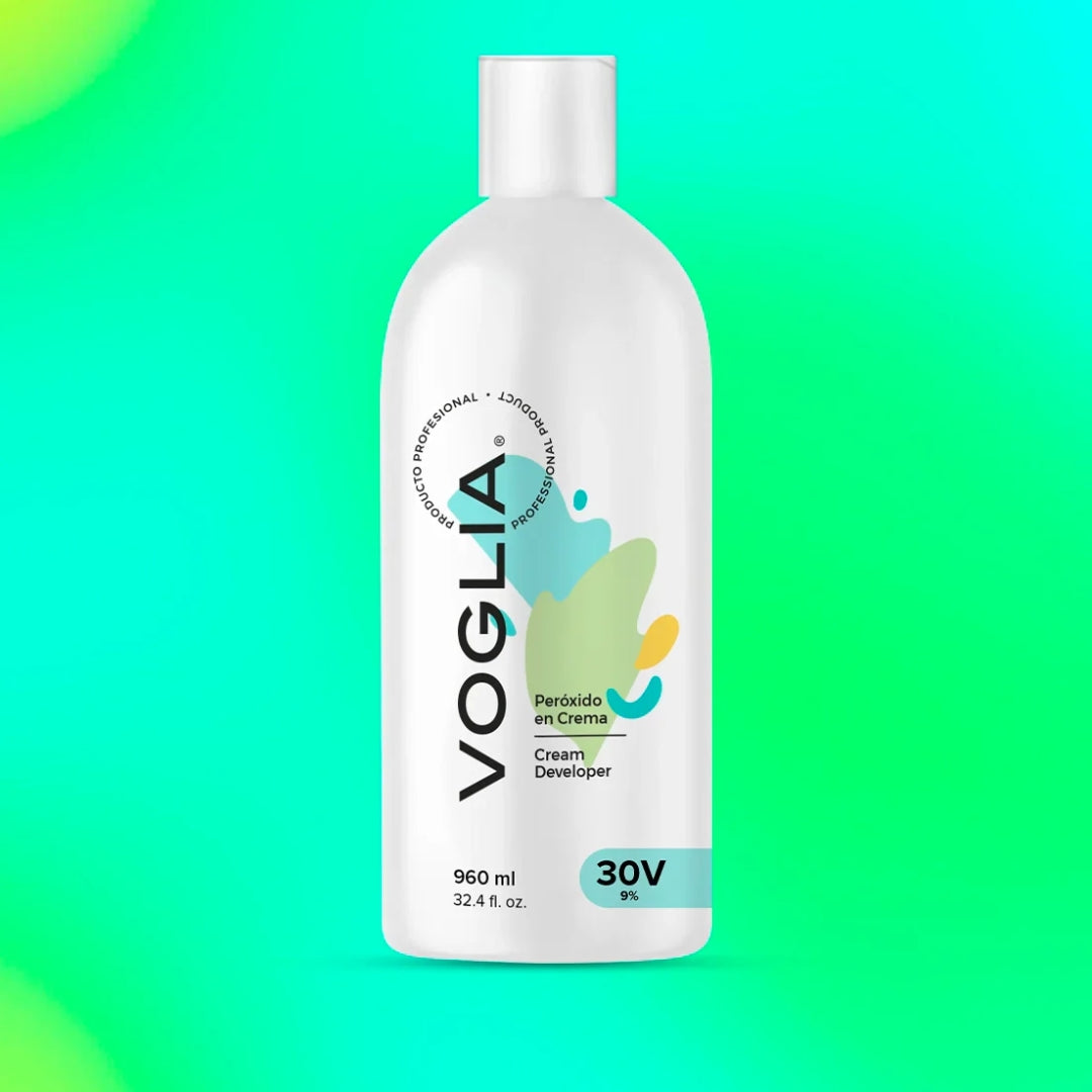 Professional Hair Lightening Solution – Voglia 30V Cream Peroxide