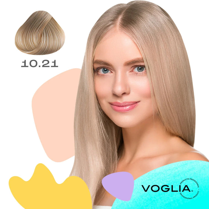 Voglia Alchemy 10.21 hair color shade sample