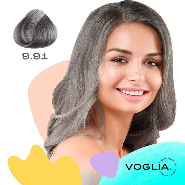 

Hair dye formula with ceramides and conditioners