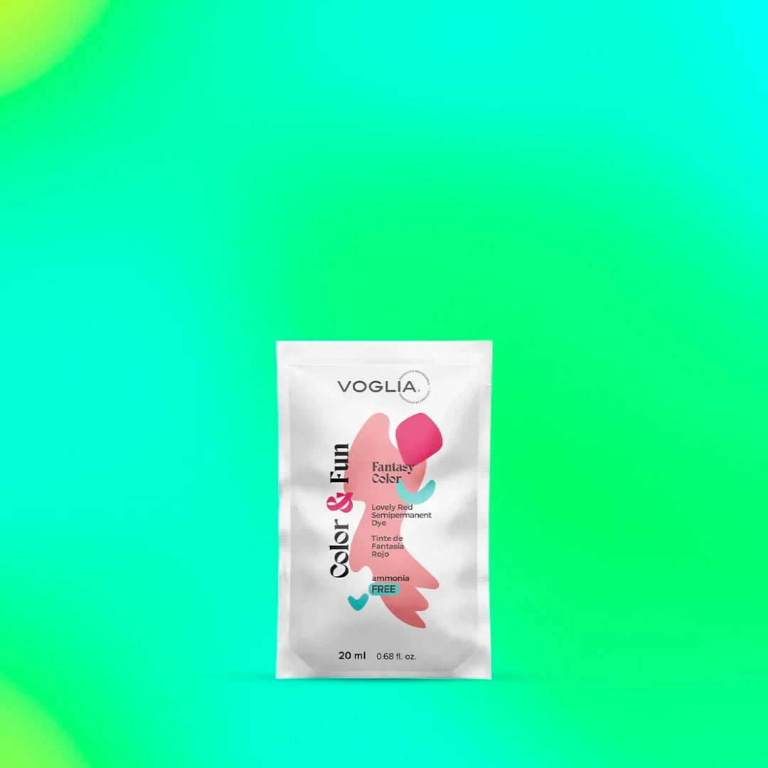 

Color & Fun Red sachet with vibrant red background