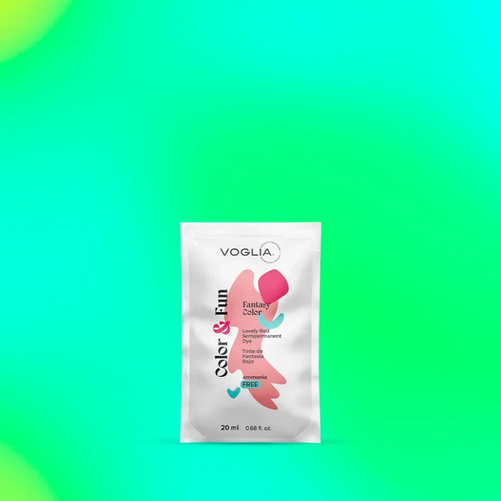 

Color & Fun Red sachet with vibrant red background