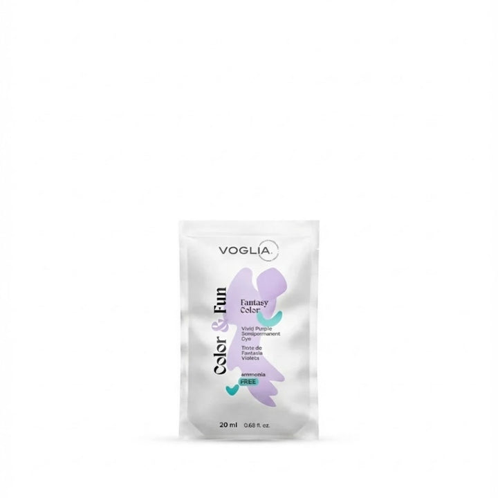 Voglia Color & Fun Violet Fantasy Hair Dye Sachet front view
