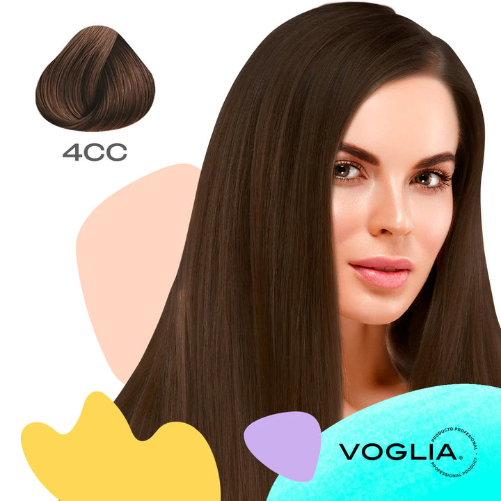 Voglia 4CC Medium Brown Hair Dye – Gray Coverage