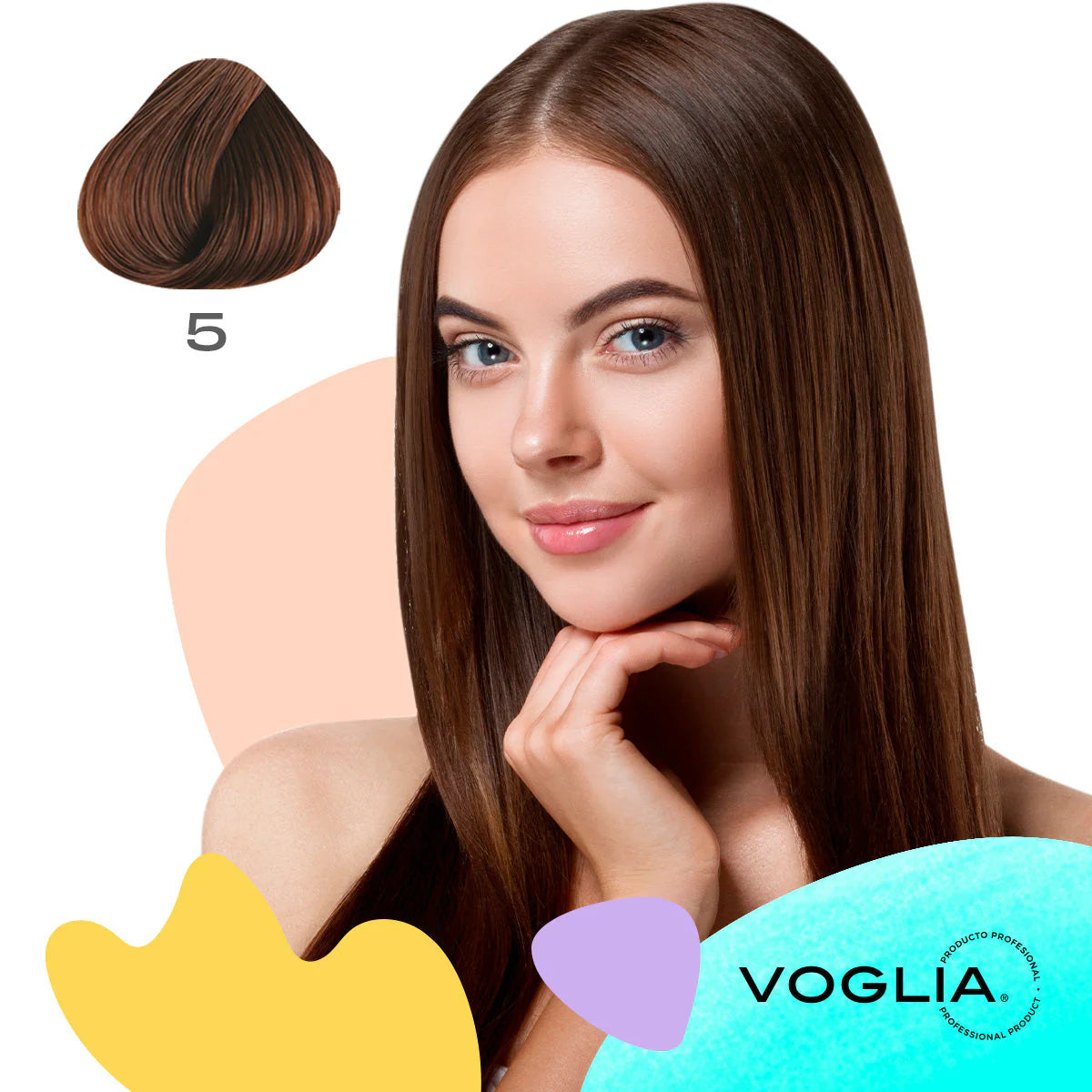 Hair Dye 5 Light Brown