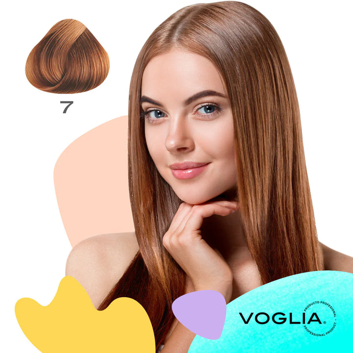 Hair Dye 7 Medium Blonde | Alchemy Cream Hair Color 90ml with Ceramides