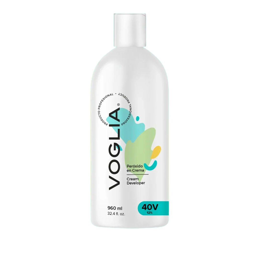 Voglia 40V Cream Peroxide – Professional Hair Lightener (960ml)
