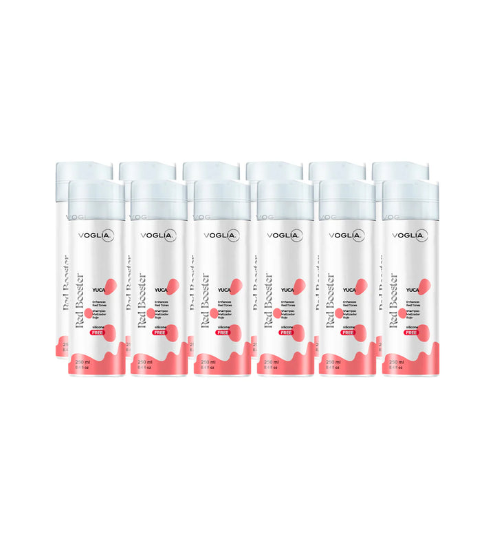 Voglia Red Booster professional pack of twelve bottles