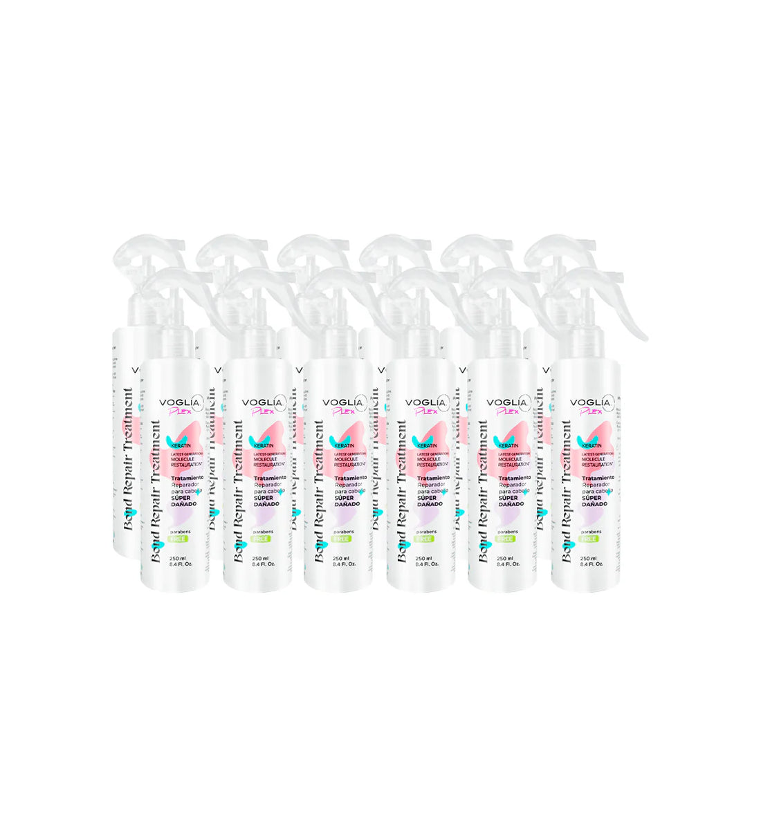 Voglia Bond Repair Treatment Professional Pack | 2 × 8.4 fl oz | Leave-In Hair Care Treatment