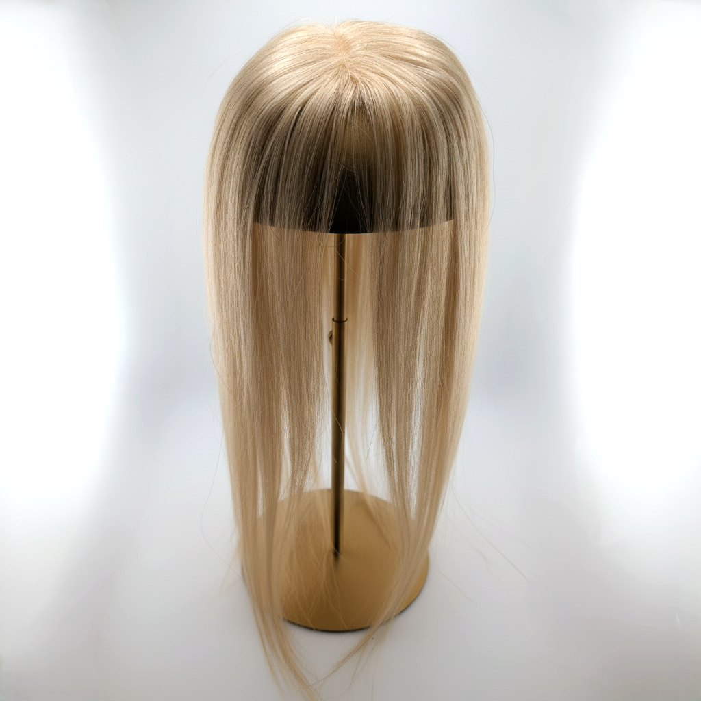 real human black hair piece