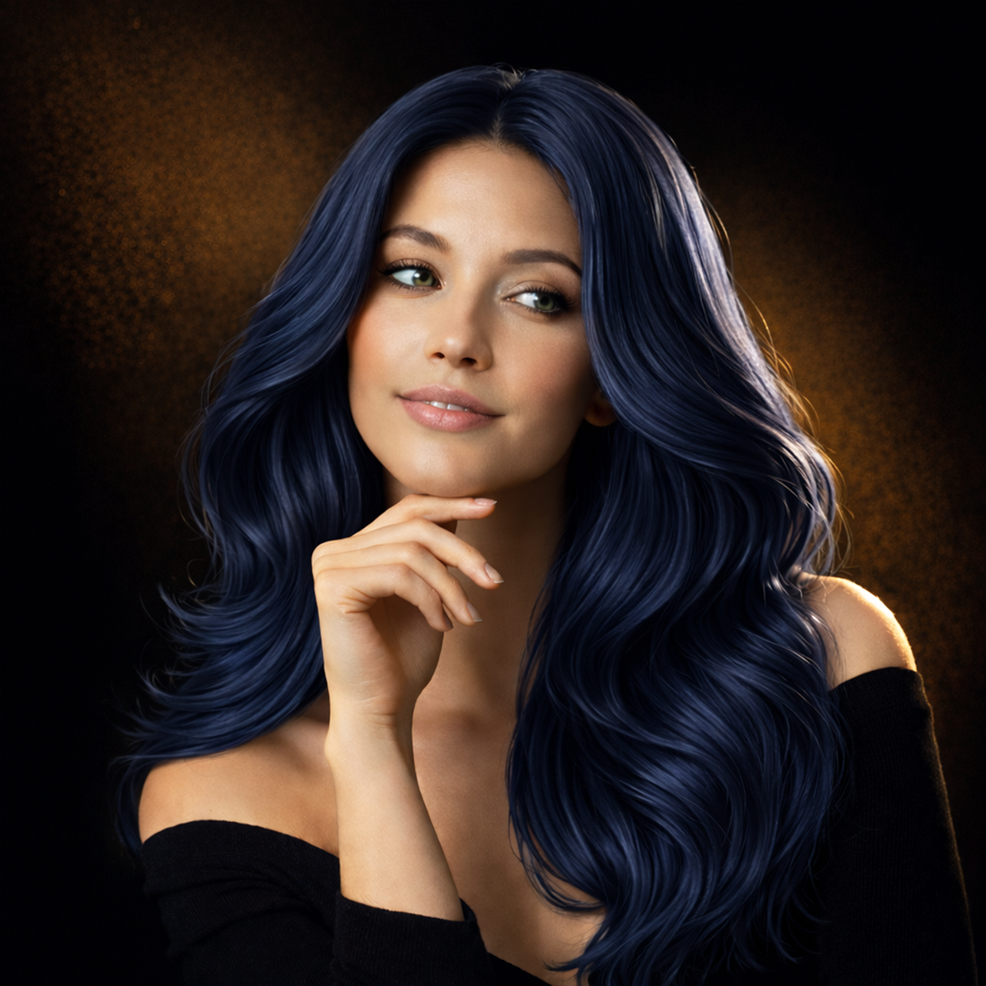 Nourishing Blue Black Color