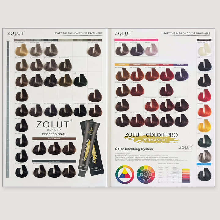 hair color palette