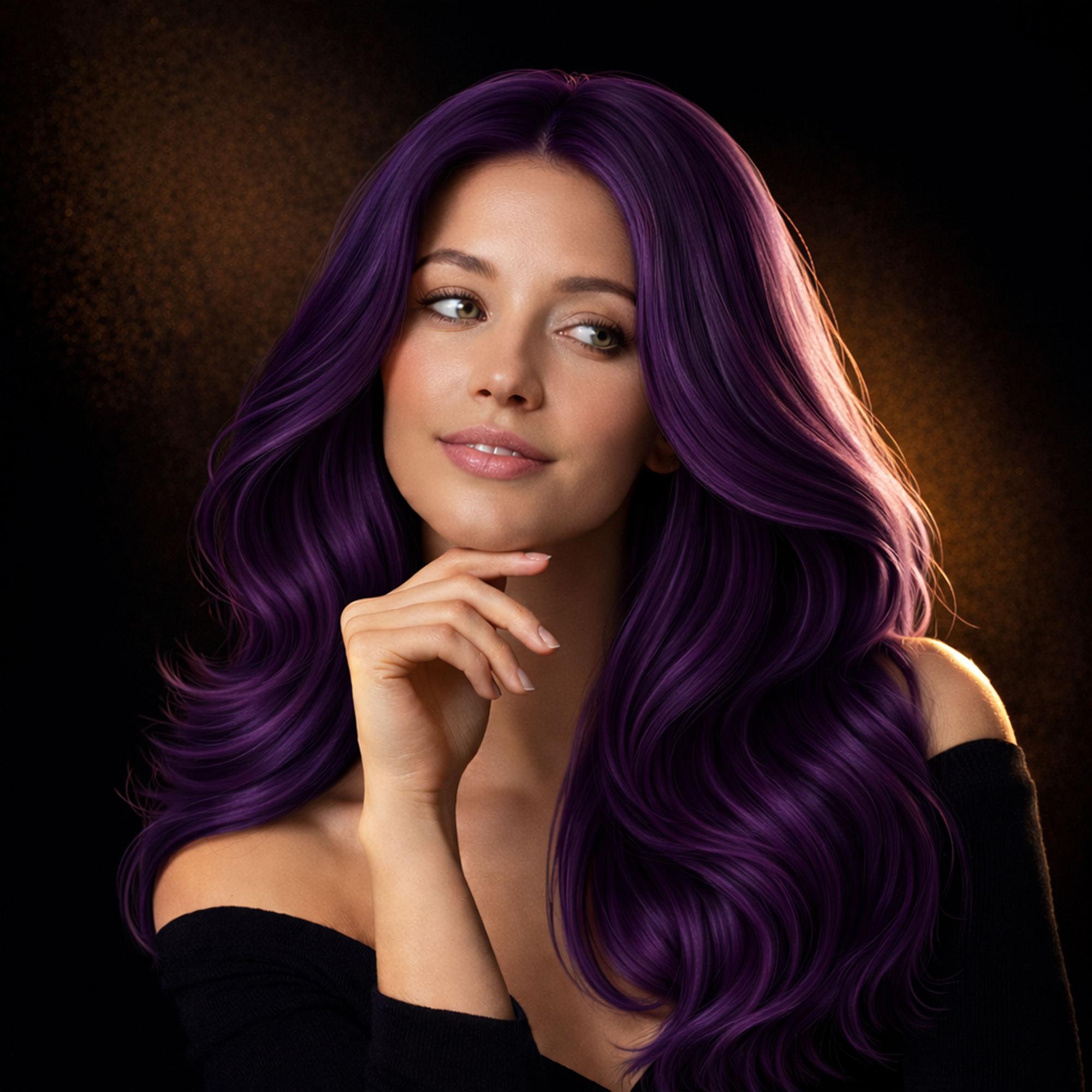 Deep Purple Permanent Dye