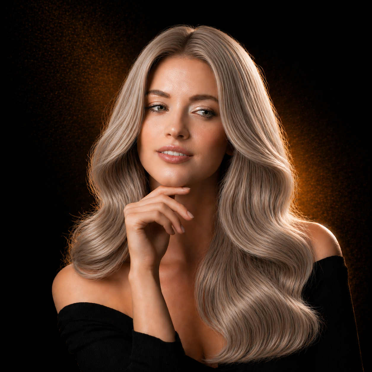hair color for shiny smooth hair